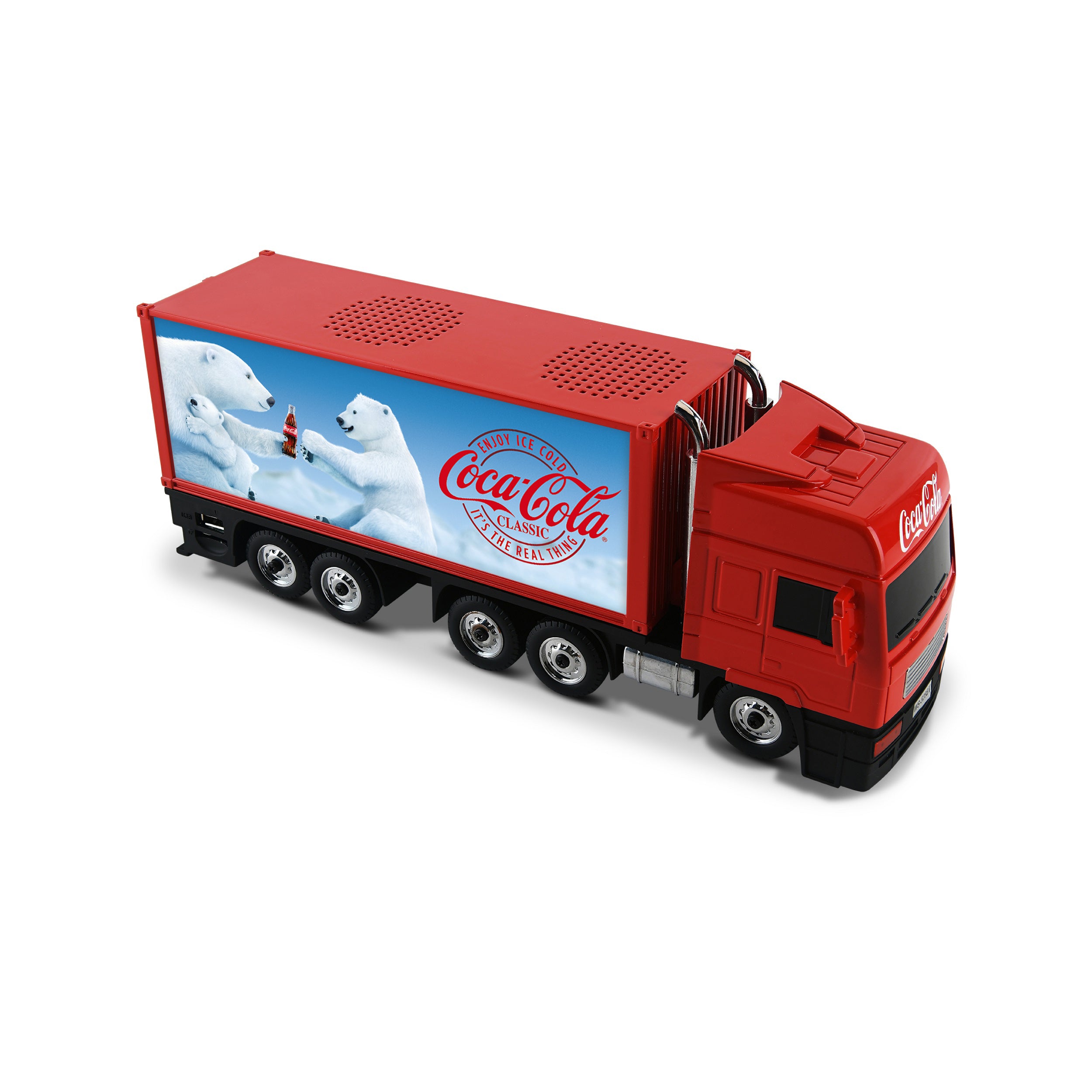 Coca-Cola Truck Shaped Bluetooth Speaker with FM Radio Mode